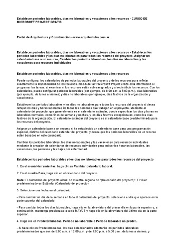 دوره پروژه رایگان مایکروسافت: دوره های کاری ، روزهای غیر کار و تعطیلات را بر روی منابع تنظیم کنید