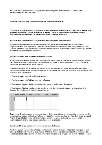 ﻿دوره رایگان پروژه مایکروسافت: رویه هایی برای ردیابی کار واقعی منابع