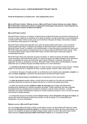 ﻿دوره رایگان پروژه مایکروسافت: Microsoft Project Central