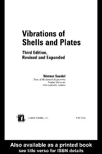 ﻿ارتعاشات پوسته ها و صفحات ، چاپ سوم