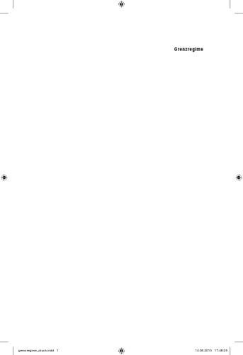 ﻿رژیم های مرزی: گفتمان ها، رویه ها، نهادها در اروپا