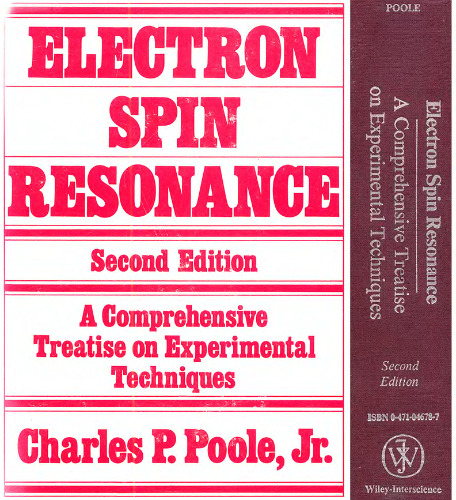 رزونانس اسپین الکترون: رساله جامع درباره تکنیک های تجربی