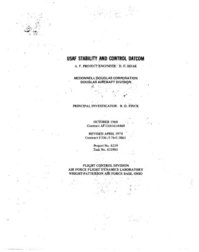 ﻿DATCOM پایداری و کنترل USAF