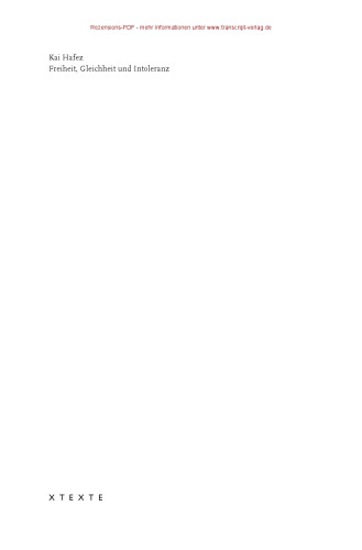 ﻿آزادی، برابری و عدم تحمل: اسلام در جامعه لیبرال آلمان و اروپا