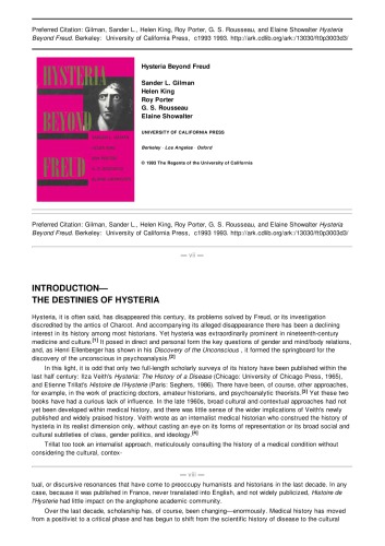 هیستریا فراتر از فروید