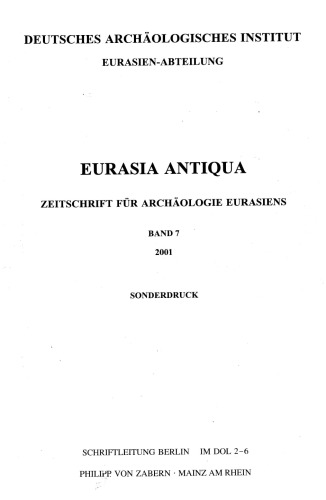 ﻿Eurasia antiqua: مجله باستان شناسی اوراسیا، جلد 7
