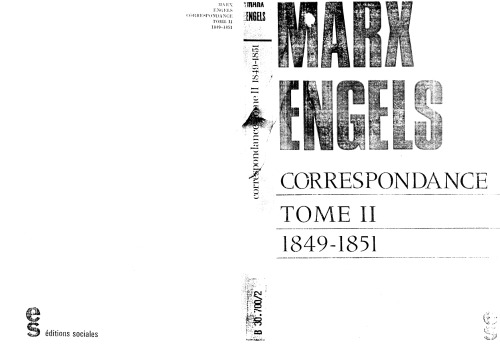 مکاتبات ، جلد 2: 1849-1851