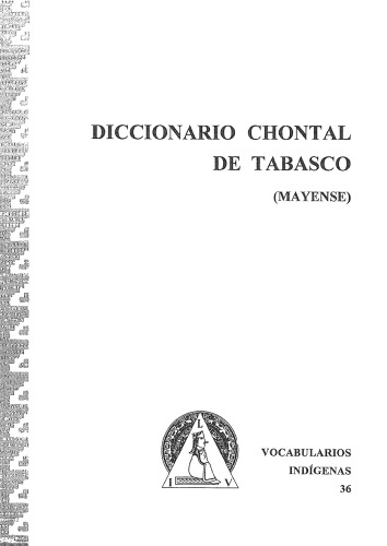 فرهنگ لغت Chontal از Tabasco (مایان)