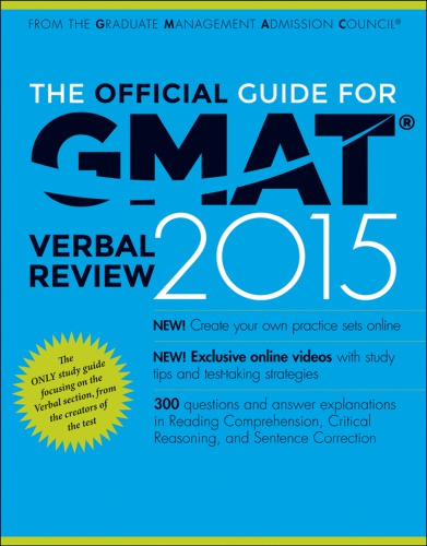 ﻿راهنمای رسمی بررسی GMAT Verbal 2015