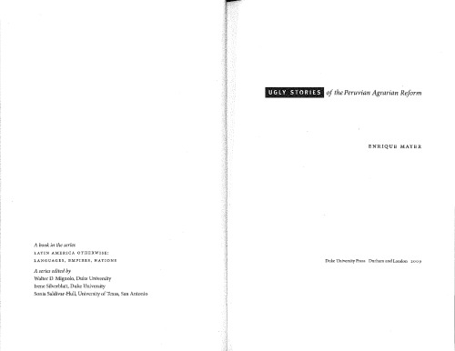 ﻿داستان های زشت اصلاحات ارضی پرو