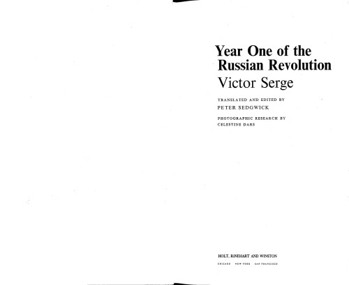 ﻿سال اول انقلاب روسیه