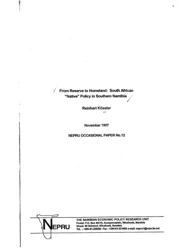 ﻿از رزرو تا میهن: سیاست 