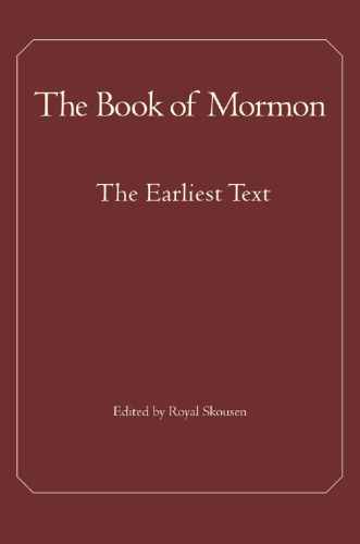 ﻿کتاب مورمون: اولین متن