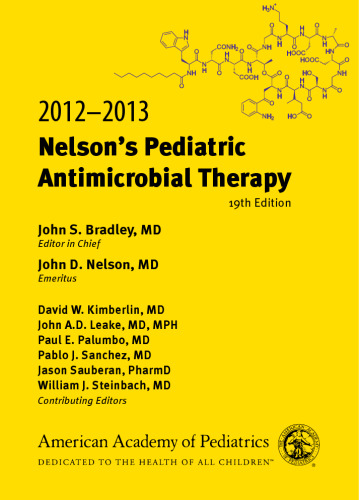 ﻿2012-2013 Nelson's Pediatric Antimicrobial Therapy، نسخه 19