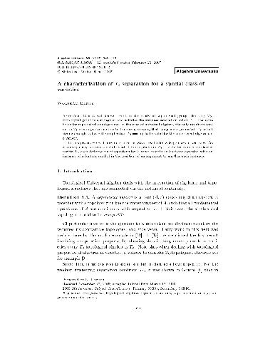 ﻿توصیف جداسازی T3 برای یک کلاس خاص از انواع