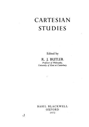 ﻿مطالعات دکارتی