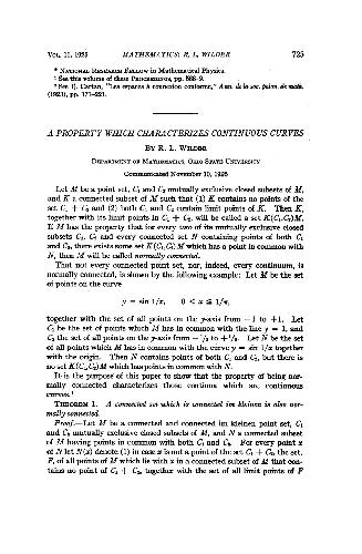 ﻿خاصیتی که منحنی های پیوسته را مشخص می کند