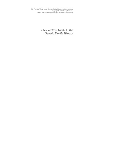 ﻿راهنمای عملی تاریخچه ژنتیکی خانواده