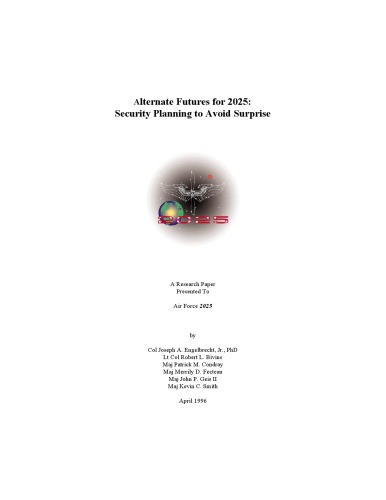 آینده جایگزین برای سال 2025 - برنامه ریزی امنیتی برای جلوگیری از تعجب