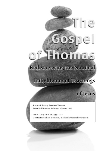 انجیل توماس: تعالیم روشنگری عیسی
