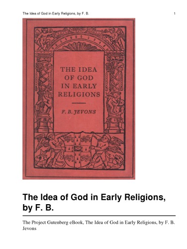 ﻿ایده خدا در ادیان اولیه