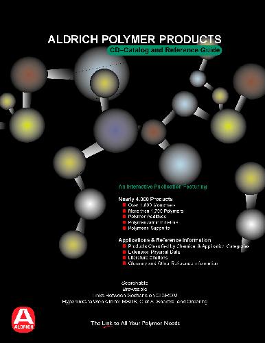 ﻿Aldrich Polymer Products - کاتالوگ CD و راهنمای مرجع