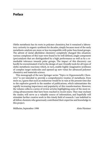 متاتزز آلکین در سنتز آلی