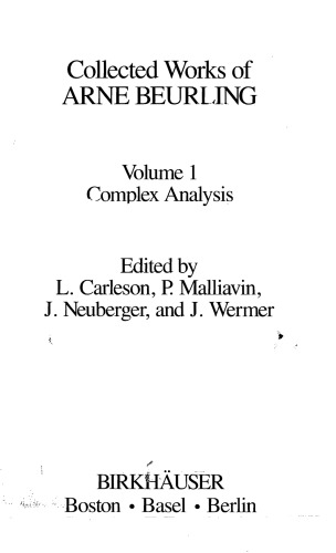 ﻿مجموعه آثار آرن بورلینگ