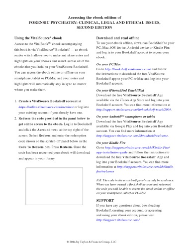 ﻿روانپزشکی قانونی: مسائل بالینی، حقوقی و اخلاقی