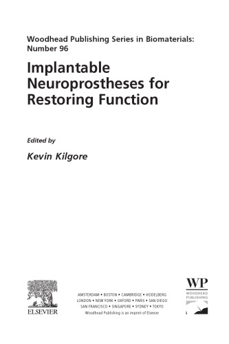 ﻿نورو پروتزهای کاشتنی برای بازیابی عملکرد