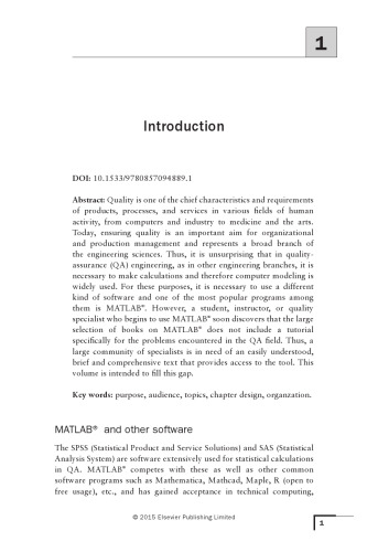 ﻿Matlab در علوم تضمین کیفیت