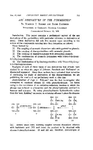 مشتقات آزو از Pyrimidines