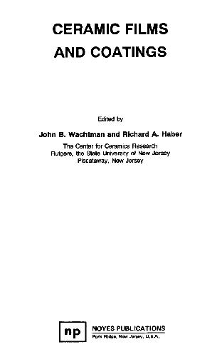 ﻿فیلم ها و پوشش های سرامیکی