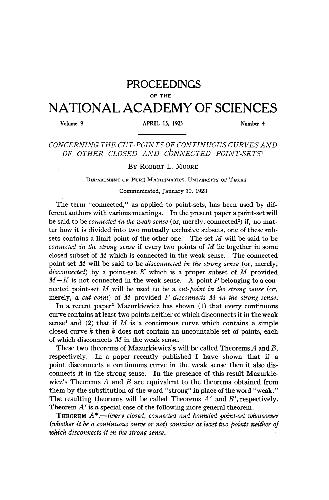 ﻿در مورد نقاط برش منحنی های پیوسته و سایر مجموعه های نقطه بسته و متصل