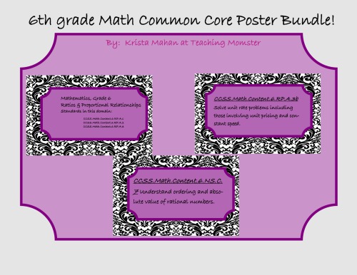 ﻿پوسترهای ریاضی هسته مشترک پایه ششم