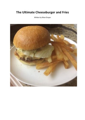 ﻿چیزبرگر و سیب زمینی سرخ شده نهایی