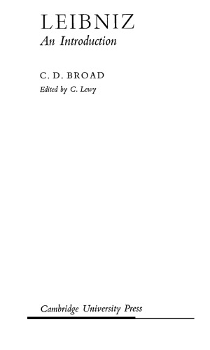 ﻿لایب نیتس: مقدمه