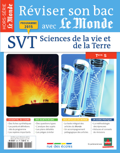 ﻿لیسانس خود را با Le Monde تجدید نظر کنید: SVT، Terminale S، نسخه جدید