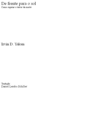 روبروی خورشید - چگونگی غلبه بر ترور مرگ