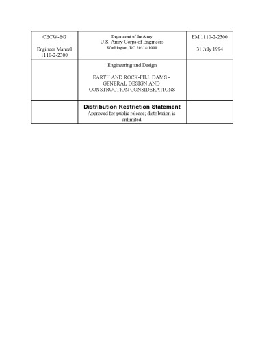 ﻿سدهای خاکی و سنگی: ملاحظات کلی طراحی و ساخت