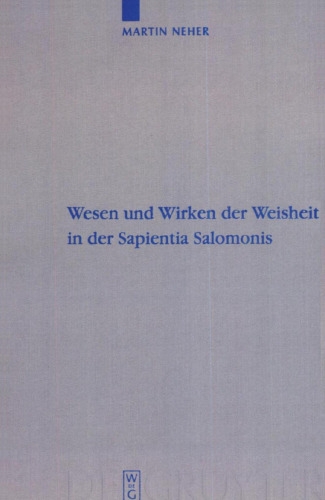﻿طبیعت و کار حکمت در Sapientia Salomonis