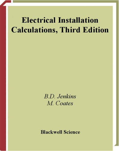 ﻿محاسبات تاسیسات برقی: برای انطباق با BS 7671: 2001