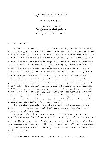 ﻿مدل های اولیه معادل قدرت w1