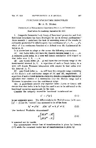 ﻿منیفولدهای فضا-زمان عملکرد