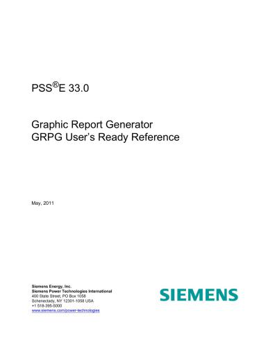 ﻿PSS®E 33 مستندات کامل در pdf