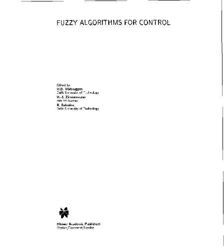 ﻿الگوریتم های فازی برای کنترل