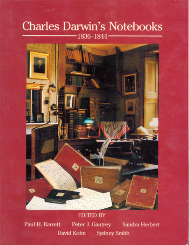 نوت بوک های داروین، 1836-1836: زمین شناسی، انتقال گونه ها، سوالات متافیزیکی