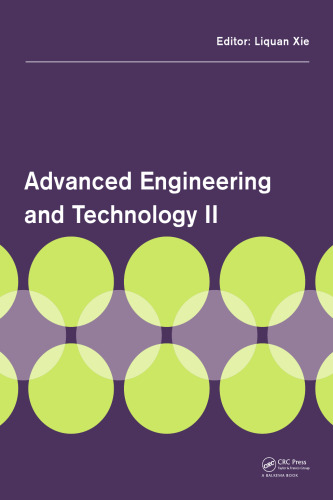 ﻿مهندسی و فناوری پیشرفته II: مجموعه مقالات دومین کنگره سالانه مهندسی و فناوری پیشرفته (CAET 2015)، هنگ کنگ، 4-5 آوریل 2015