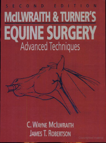 ﻿جراحی اسب McIlwraith و Turner: تکنیک های پیشرفته