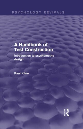 ﻿کتاب راهنمای ساخت تست: مقدمه ای بر طراحی روان سنجی